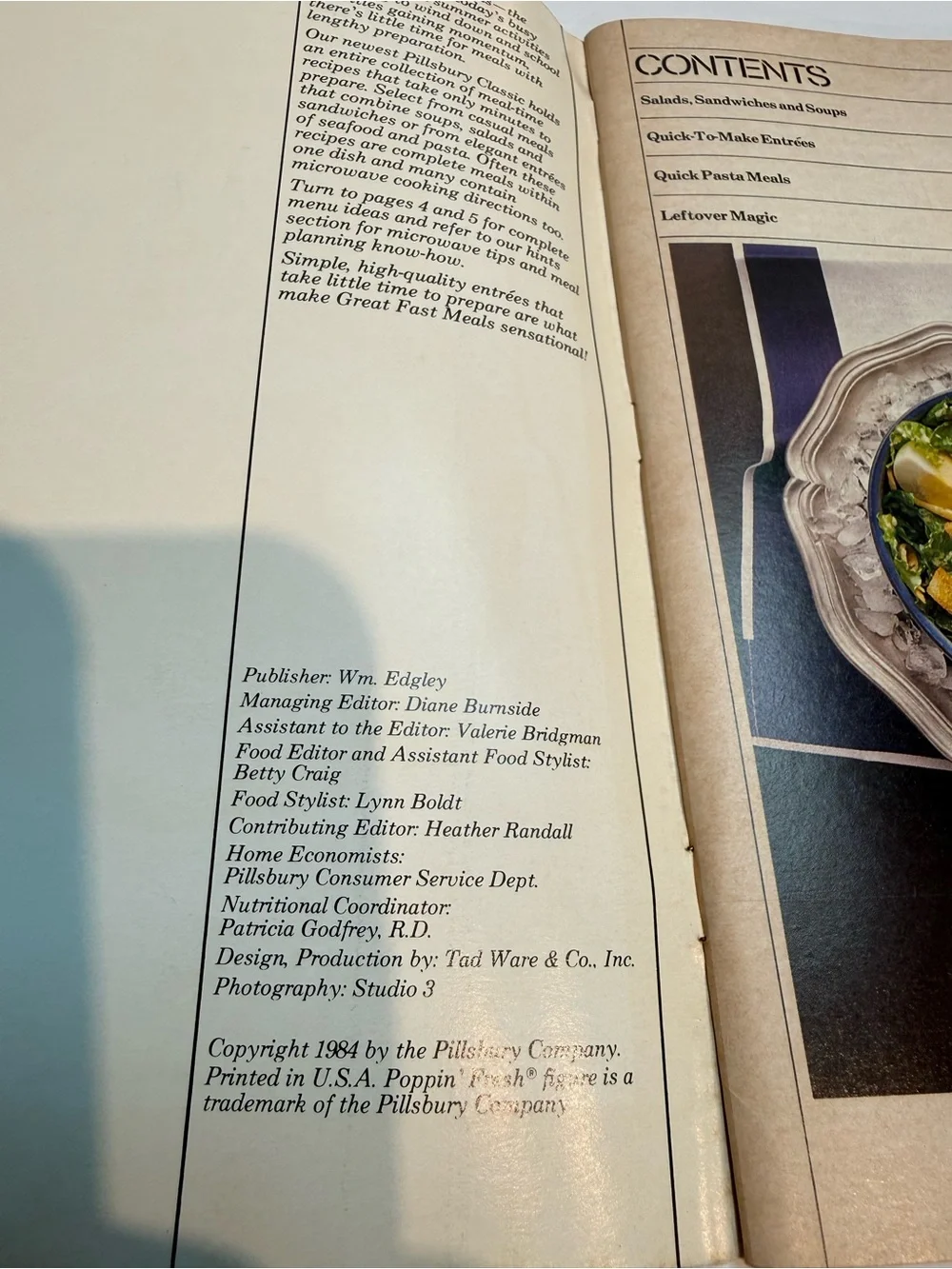 Set of 5 Vintage Pillsbury Cook Books - 1980's